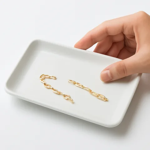 切れたネックレス